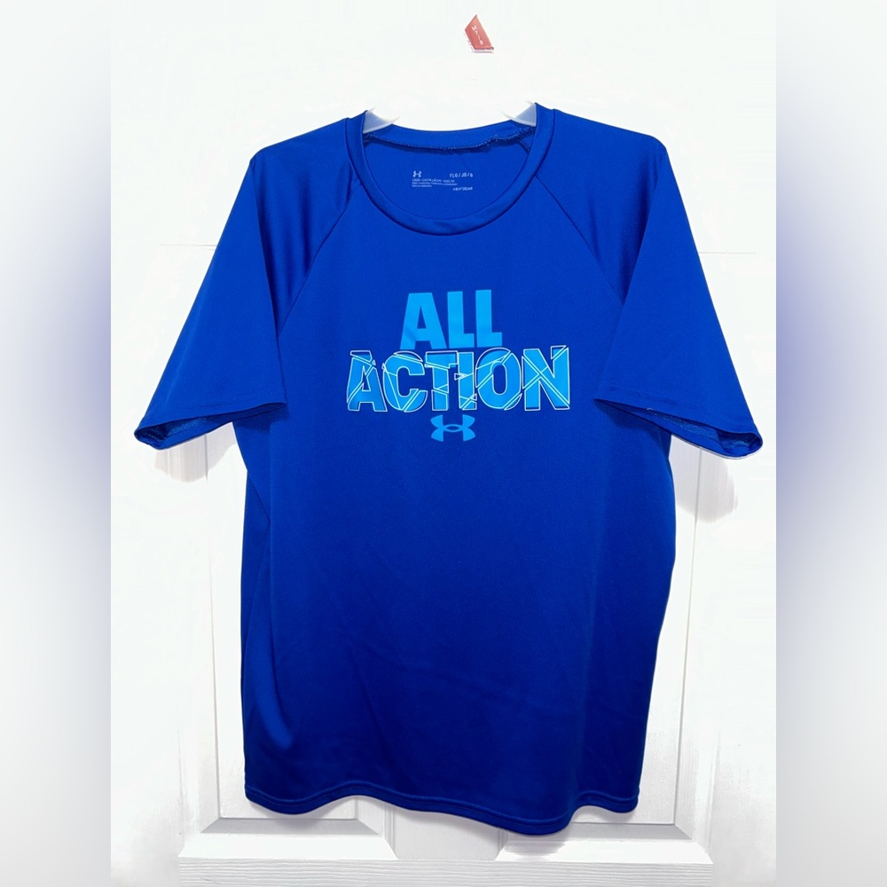 Boys Under Armour HeatHear Short Sleeve Tee Shirt